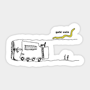 Tunnel drilling machine Sticker